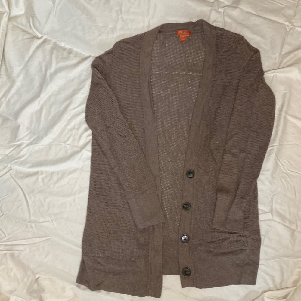 Vintage Silk and Cashmere Cardigan by Tommy Bahama | Large